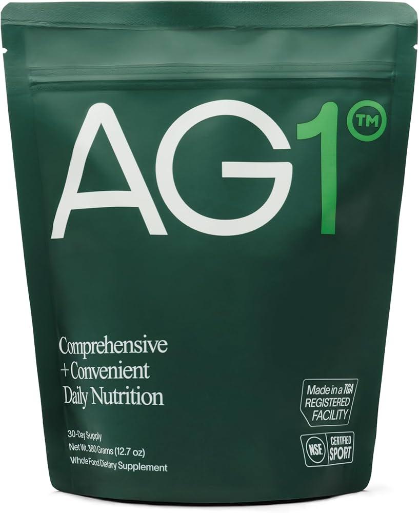 Athletic Greens AG1: Comprehensive Greens Powder for Energy and Gut Health